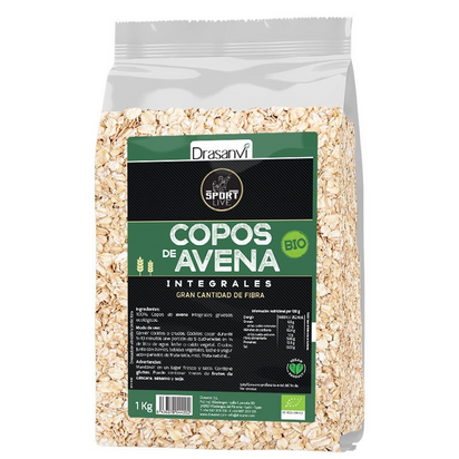 Drasanvi Sport Live Copos Avena Gruesos Integral BIO 1 Kg Atida