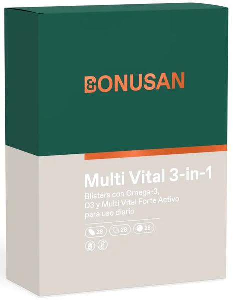 Bonusan Multi Vital 3-In-1 84 Comprimidos - Imagen 2