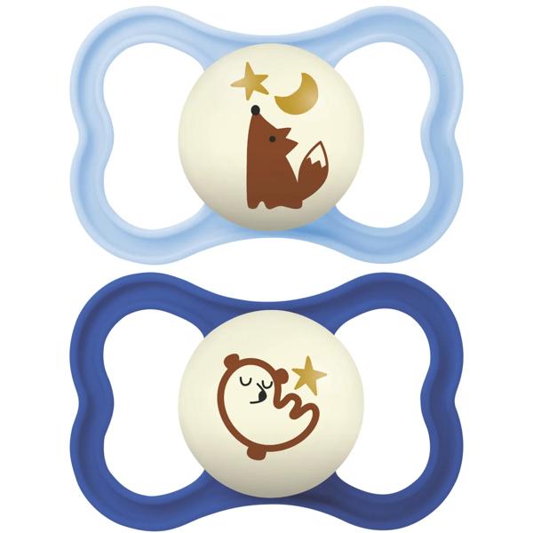Sucette Supreme Nuit 6+ mois Silicone Renard et Ours x2 2