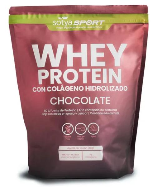 Sotya Sport Whey Protein Chocolate con Colágeno Hidrolizado 1 Kg