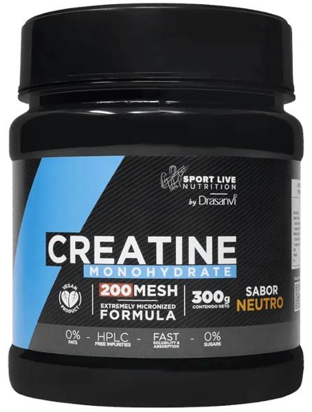 Drasanvi Sport Live Creatina Monohidrato 200Mesh Neutro 300 gr