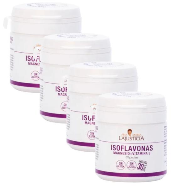 Ana Maria Lajusticia Isoflavonas Magnesio+Vitamina E 4x30 Cápsulas