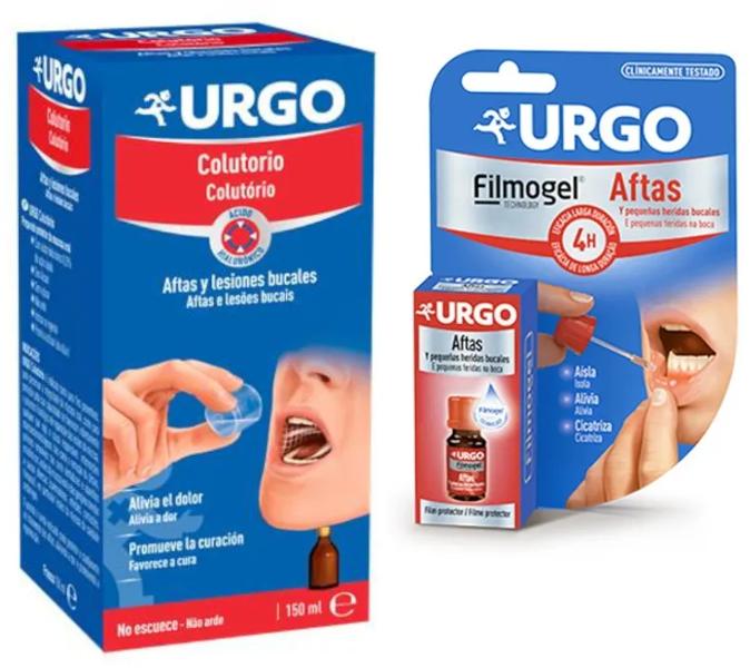 Urgo Colutorio Aftas 150 ml + Aftas Apósito Líquido 6 ml
