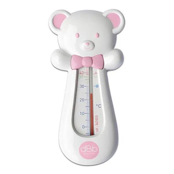 Thermomètre de bain flottant Forme Ourson Coloris rose