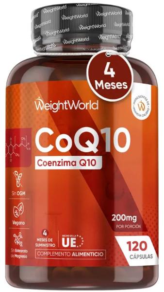 WeightWorld Coenzima Q10 200mg 120 Cápsulas