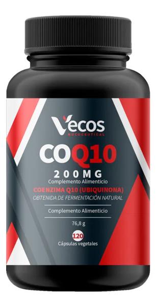 Vecos Nucoceutical Coenzima Q10 200 mg 120 Cápsulas Vegetales