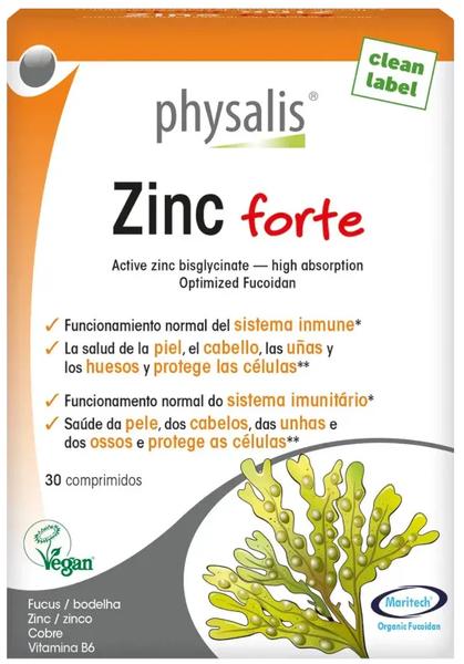 Physalis Zinc Forte 30 Comprimidos