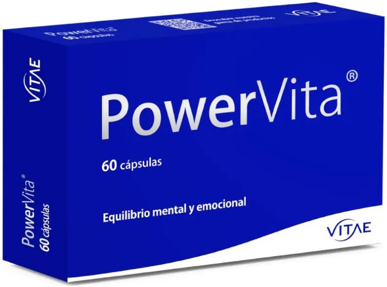 Vitae PowerVita con Ashwagandha, Magnesio y GABA 60 Cápsulas