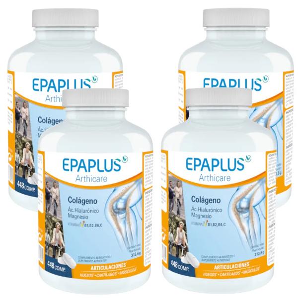 Epaplus Arthicare Colágeno+Hialurónico+Magnesio 4x448 Comprimidos