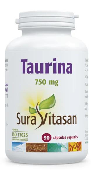 Suravitasan Taurina 750 mg 90 Cápsulas Vegetales