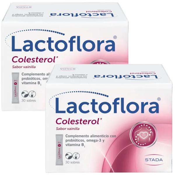 Lactoflora Colesterol Probiótico Vainilla 2x30 Sobres