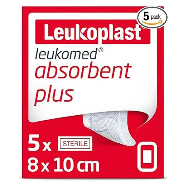 BSN Médical Leukomed Pansement Non Tissé Adhésif 10 x 8cm 5 Unités