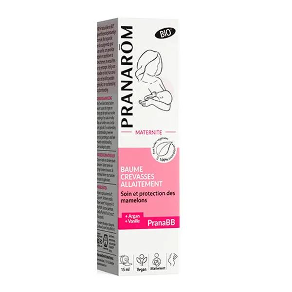 PranaBB Baume Crevasses Allaitement Bio 15ml 4