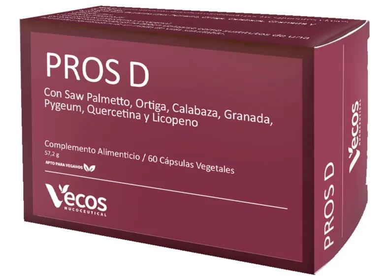 Vecos 10 X Pros D Próstata 60 Cápsulas Vegetales - Imagen 2
