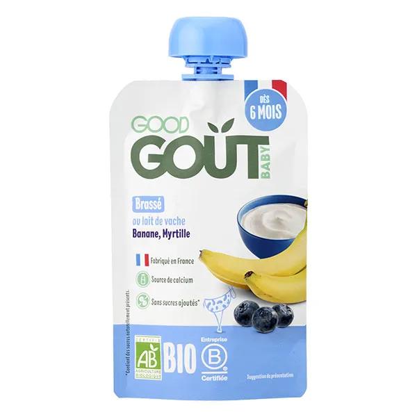 Good Gout Brassé Banane Myrtille 90g