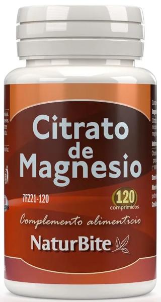 NaturBite Citrato de Magnesio 120 Comprimidos