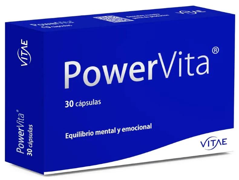 Vitae PowerVita con Ashwagandha, Magnesio y GABA 30 Cápsulas