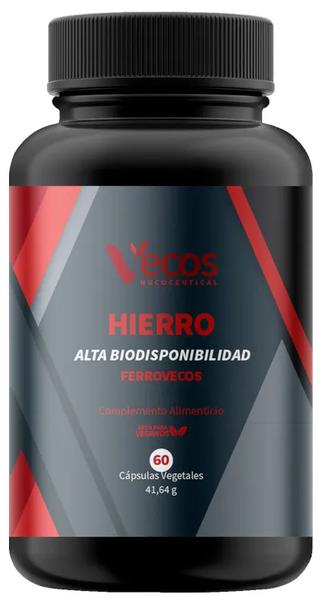Vecos Nucoceutical Rojos Hierro Alta Biodisponibilidad 60 Vegcaps