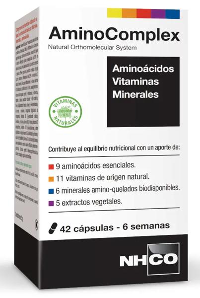 NHCO AminoComplex Aminoácidos, Vitaminas y Minerales 42 Cápsulas