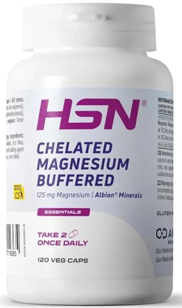 HSN Bisglicinato de Magnesio Albion (125Mg Magnesio) 120 Cápsulas Veganas