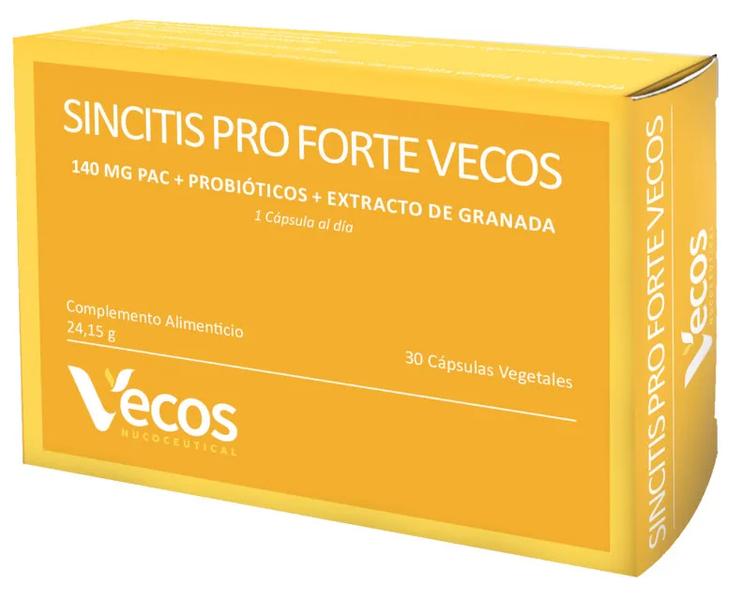 Vecos Nucoceutical Mujer Rojo Sincitis Pro Forte 30 Cápsulas