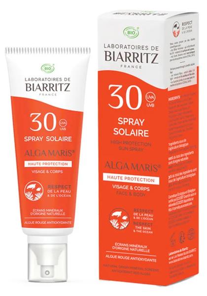 laboratoires de biarritz spray solar cara y cuerpo spf30 alga maris 100 ml