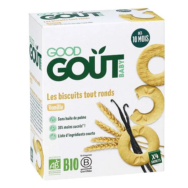 Good Gout Biscuits Tout Ronds Vanille 80g 2