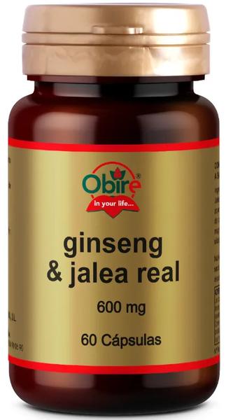Obire Ginseng Y Jalea Real 600Mg 60 Cápsulas