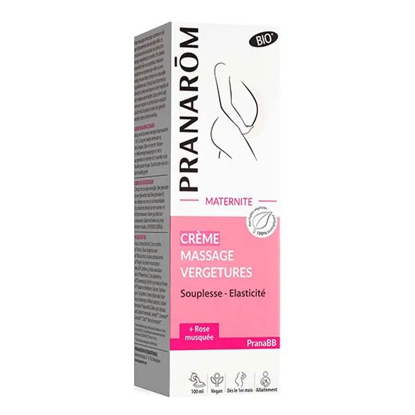 PranaBb Maternité Crème Massage Vergetures Bio 100ml 4