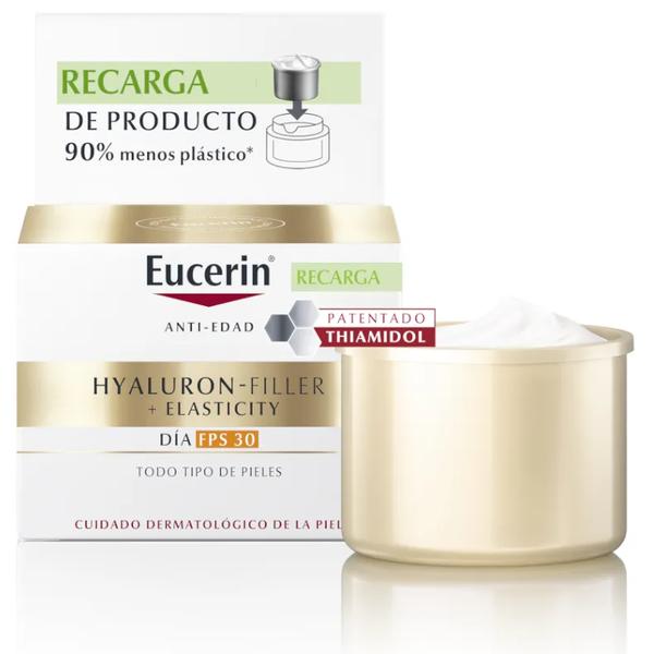 Eucerin Crema Hyaluron Filler Elasticity Recarga De Día Spf30 50 Ml