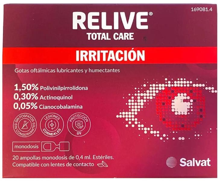 Relive Total Care Gotas Oftálmicas 20 Monodosis - Imagen 2