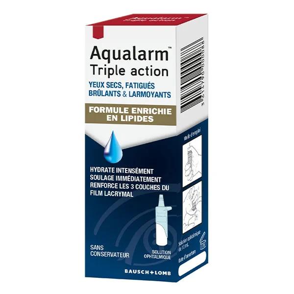 Aqualarm Triple Action Yeux Secs & Fatigués 10ml 4