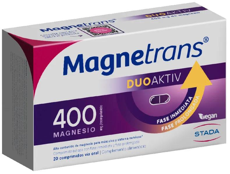 Magnetrans Duo Activ Magnesio 400 mg Deporte y Recuperación 20 Comprimidos
