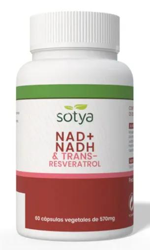 Sotya NAD+ & Trans-Resveratrol 570Mg 60 Cápsulas