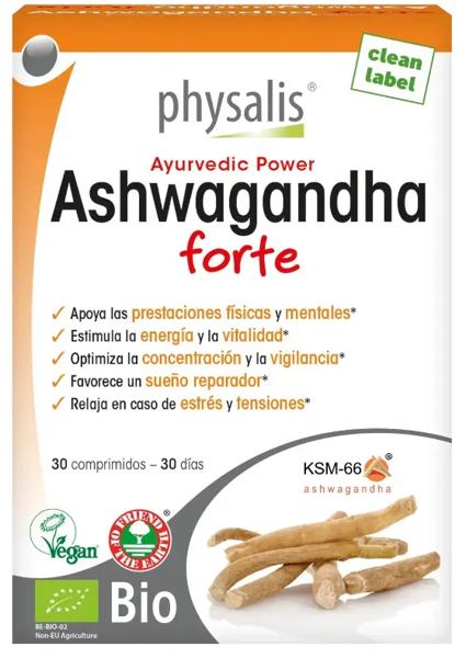 Physalis Ashwagandha Forte 30 Comprimidos