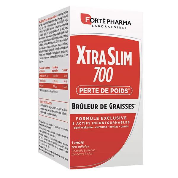 Forté Pharma Xtraslim 700 Brûleur de Graisses Curcuma Wakamé 120 gélules 1 mois