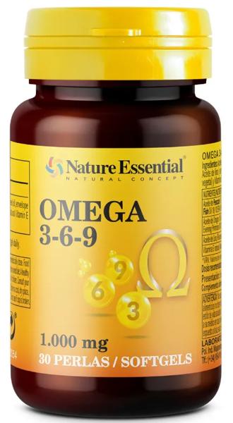 Nature Essential Omega 3-6-9 1000mg 30 Perlas