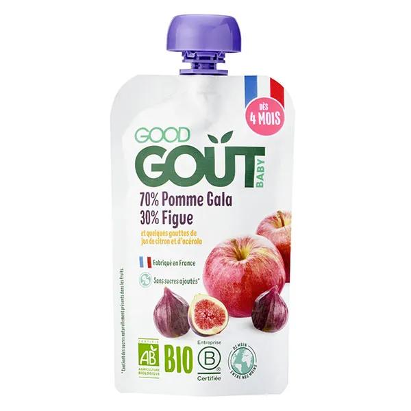 Gourde Compote de Fruits Pomme Figue +4m Bio 120g 4