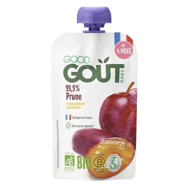 Gourde Compote de Fruits Prune +4m Bio 120g 2