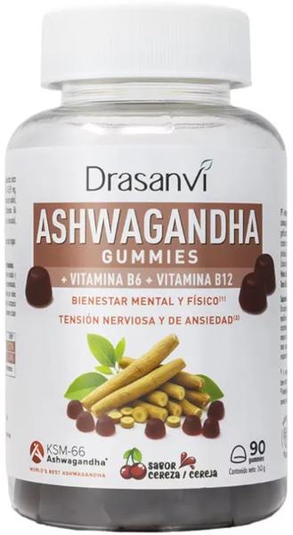 Drasanvi Ashwagandha KSM-66 Cereza 90 Gominolas
