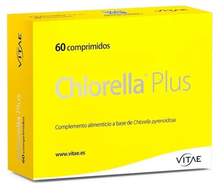 Vitae Chlorella Plus Detoxificación Con Chlorella Y Zinc 60 Comprimidos