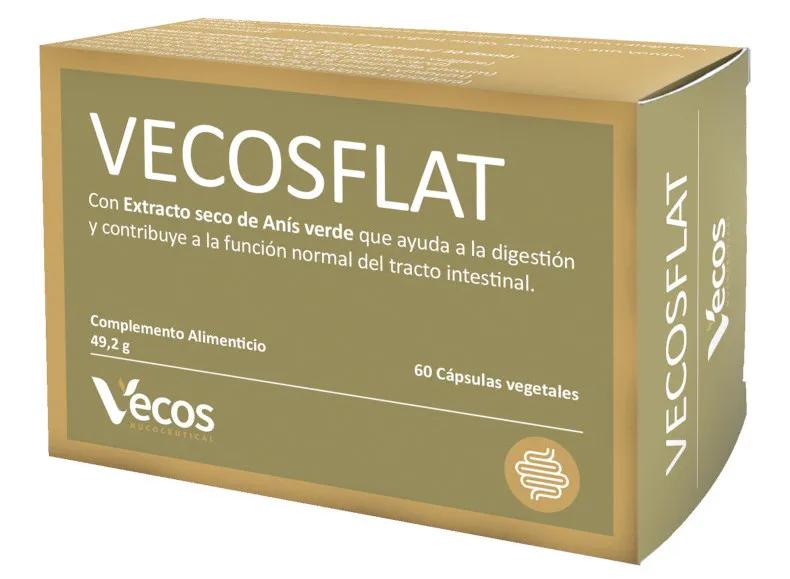 Vecos Nucoceutical Carbón/Verde Vecosflat 60 Vegcaps