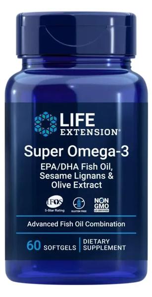 Life Extension Super Omega-3 60 Cápsulas Blandas