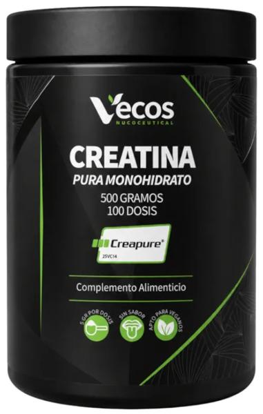 Vecos Nucoceutical Creatina Pura Monohidrato Creapure 500 gr