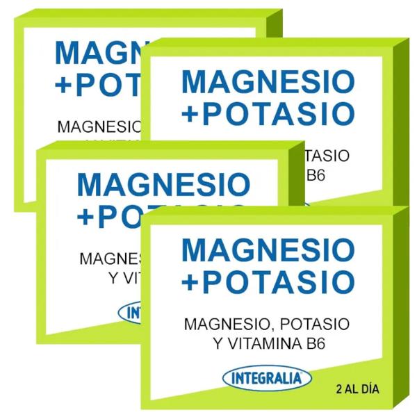 Integralia Magnesio+Potasio 4x60 Cápsulas