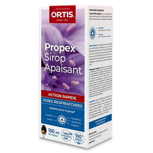 Propex Sirop Apaisant Voies Respiratoires Adoucies et Défenses Naturelles Renforcées 150ml 4
