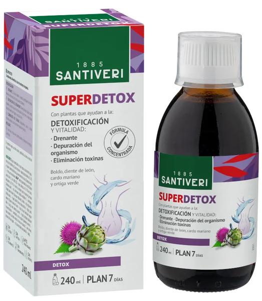 Santiveri Verde Jarabe Superdetox 240 Ml - Imagen 3