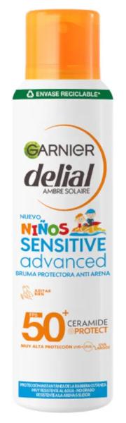 Garnier Delial Niños Sensitive Advanced Bruma Anti Arena SPF50+ 150 ml