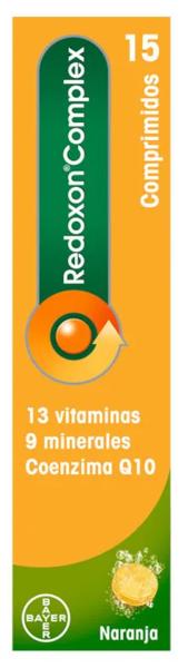 Redoxon Complex Vitamina C, E, Zinc 15 Comprimidos Efervescente