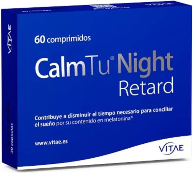 Vitae CalmTu Night Retard con Valeriana y Melatonina 60 Comprimidos